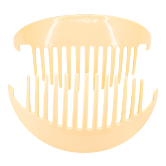Vintage Tzers Taiwan Hair Clincher Comb Banana Clip Cream Light Green 5.5 In - Picture 5 of 8